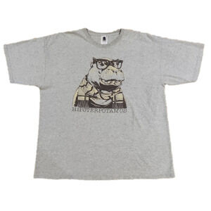 DENVER Zoo Gray Hipsterpotamus T-shirt